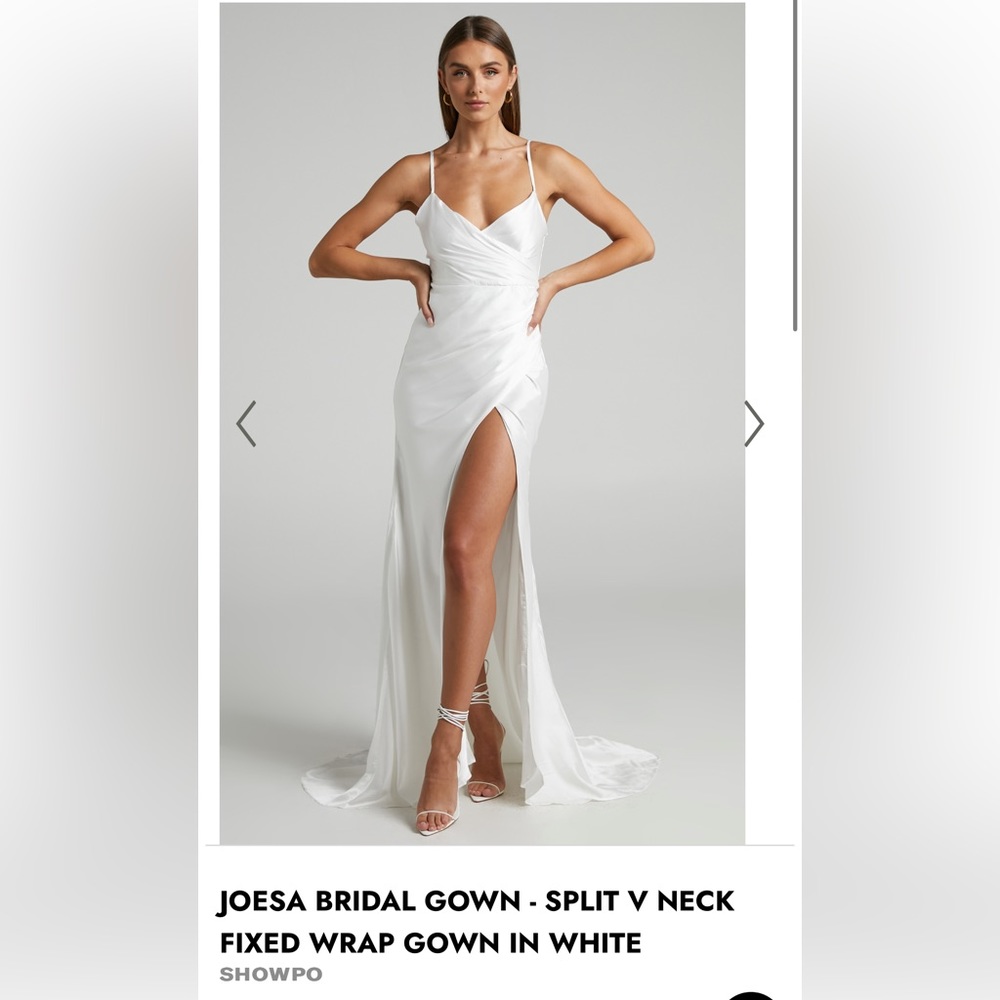 White long showpo dress
